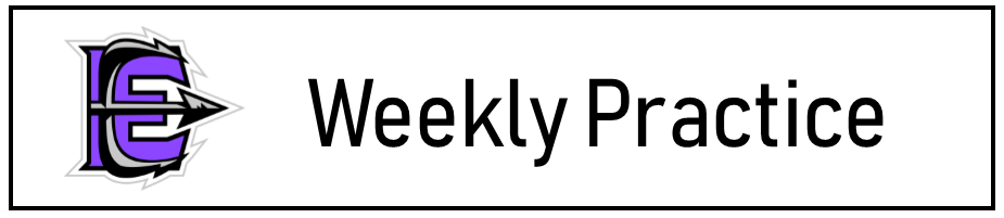 Weekly Sports Practice Schedule Link
